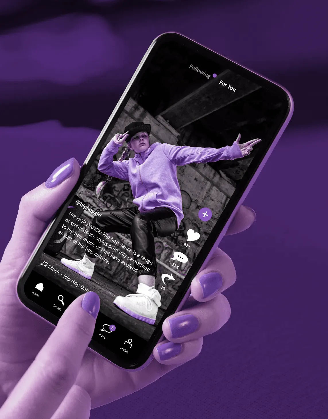 smartphone with sical post